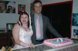 Marty tells a story before cake